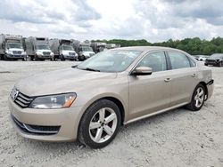 Salvage cars for sale at Ellenwood, GA auction: 2015 Volkswagen Passat SE