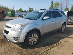 Salvage cars for sale from Copart Bowmanville, ON: 2011 Chevrolet Equinox LTZ