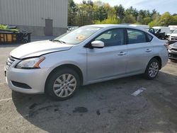 Salvage cars for sale at Exeter, RI auction: 2014 Nissan Sentra S