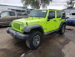 Salvage cars for sale at Albuquerque, NM auction: 2013 Jeep Wrangler Unlimited Rubicon