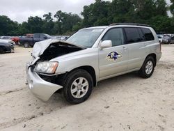 Salvage cars for sale from Copart Ocala, FL: 2003 Toyota Highlander Limited