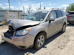 Salvage cars for sale at Lansing, MI auction: 2015 Subaru Forester 2.5I Premium