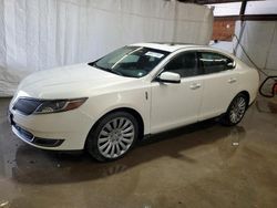 Salvage cars for sale at Ebensburg, PA auction: 2013 Lincoln MKS