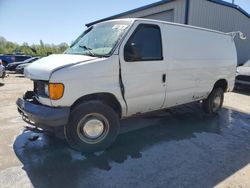 Salvage cars for sale from Copart Duryea, PA: 2006 Ford Econoline E350 Super Duty Van