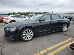 Salvage cars for sale at Pennsburg, PA auction: 2017 Audi A8 L Quattro
