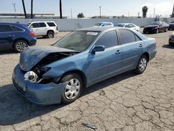 Salvage cars for sale from Copart Van Nuys, CA: 2004 Toyota Camry LE