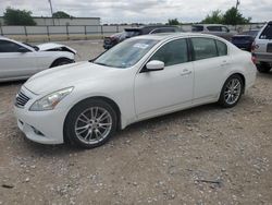 Salvage cars for sale from Copart Haslet, TX: 2010 Infiniti G37 Base
