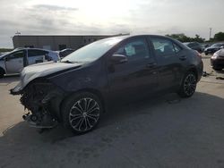 Salvage cars for sale at Wilmer, TX auction: 2015 Toyota Corolla L