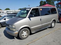 Salvage trucks for sale at Sacramento, CA auction: 2001 Chevrolet Astro