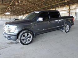 Salvage cars for sale from Copart Phoenix, AZ: 2017 Ford F150 Supercrew