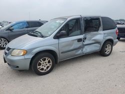 Salvage cars for sale from Copart San Antonio, TX: 2003 Dodge Caravan SE
