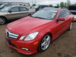 Salvage cars for sale at Elgin, IL auction: 2011 Mercedes-Benz E 550