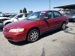 Salvage cars for sale from Copart Hayward, CA: 2002 Honda Accord EX