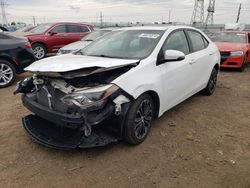 Salvage cars for sale from Copart Elgin, IL: 2015 Toyota Corolla L