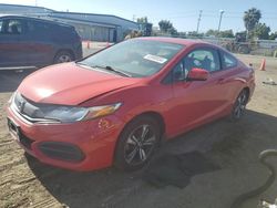 Salvage cars for sale from Copart San Diego, CA: 2015 Honda Civic EX