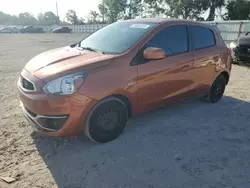Salvage cars for sale from Copart Riverview, FL: 2017 Mitsubishi Mirage ES
