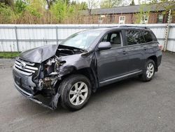 Salvage cars for sale at Albany, NY auction: 2013 Toyota Highlander Base