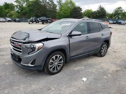 Salvage cars for sale from Copart Madisonville, TN: 2018 GMC Terrain SLT
