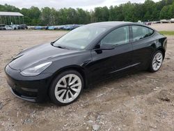Salvage cars for sale from Copart Charles City, VA: 2022 Tesla Model 3