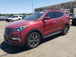 Salvage SUVs for sale at auction: 2017 Hyundai Santa FE Sport