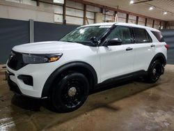 Salvage cars for sale at Columbia Station, OH auction: 2020 Ford Explorer Police Interceptor