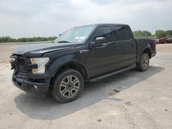 Salvage cars for sale from Copart Mercedes, TX: 2015 Ford F150 Supercrew