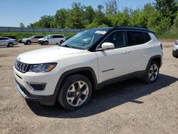 Vehiculos salvage en venta de Copart Davison, MI: 2019 Jeep Compass Limited