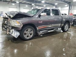 Dodge RAM 1500 SLT salvage cars for sale: 2017 Dodge RAM 1500 SLT