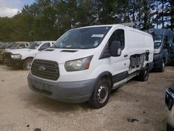 Salvage cars for sale at Greenwell Springs, LA auction: 2016 Ford Transit T-150