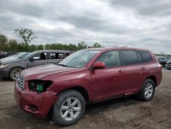 Salvage cars for sale at Des Moines, IA auction: 2008 Toyota Highlander