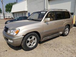 Lexus LX 470 salvage cars for sale: 1998 Lexus LX 470