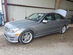 Salvage cars for sale at Houston, TX auction: 2013 Mercedes-Benz C 250