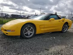 Salvage cars for sale at Eugene, OR auction: 2000 Chevrolet Corvette