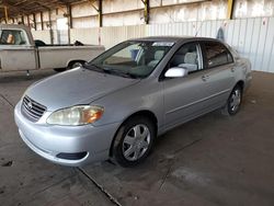 Salvage cars for sale from Copart Phoenix, AZ: 2006 Toyota Corolla CE