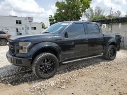 Salvage cars for sale at Opa Locka, FL auction: 2015 Ford F150 Supercrew