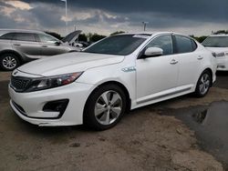 Salvage cars for sale at East Granby, CT auction: 2015 KIA Optima Hybrid