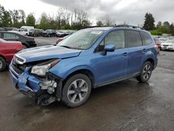 Salvage cars for sale from Copart Portland, OR: 2018 Subaru Forester 2.5I Premium