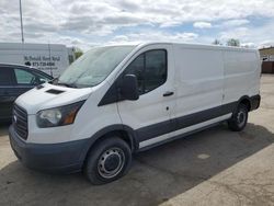 Salvage trucks for sale at Marlboro, NY auction: 2017 Ford Transit T-250