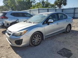 Salvage cars for sale at Riverview, FL auction: 2013 Subaru Impreza Premium