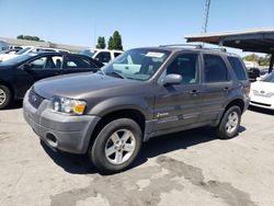 Salvage cars for sale at Hayward, CA auction: 2006 Ford Escape HEV