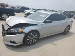 Salvage cars for sale at Grand Prairie, TX auction: 2021 Nissan Altima SR