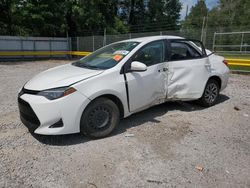 Salvage cars for sale from Copart Greenwell Springs, LA: 2017 Toyota Corolla L