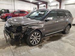 Salvage cars for sale at Avon, MN auction: 2019 Ford Explorer Platinum