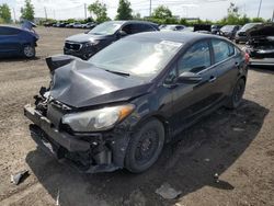 Salvage cars for sale at Montreal Est, QC auction: 2015 KIA Forte EX