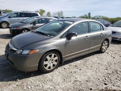 Salvage cars for sale at West Warren, MA auction: 2008 Honda Civic LX