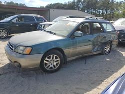 Salvage cars for sale from Copart Seaford, DE: 2002 Subaru Legacy Outback Limited