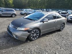 Salvage cars for sale from Copart Graham, WA: 2006 Honda Civic EX