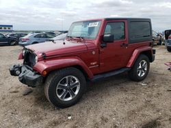 Salvage cars for sale at Greenwood, NE auction: 2012 Jeep Wrangler Sahara