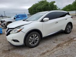 Salvage cars for sale at Oklahoma City, OK auction: 2015 Nissan Murano S