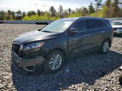 Salvage cars for sale at Windham, ME auction: 2016 KIA Sorento LX